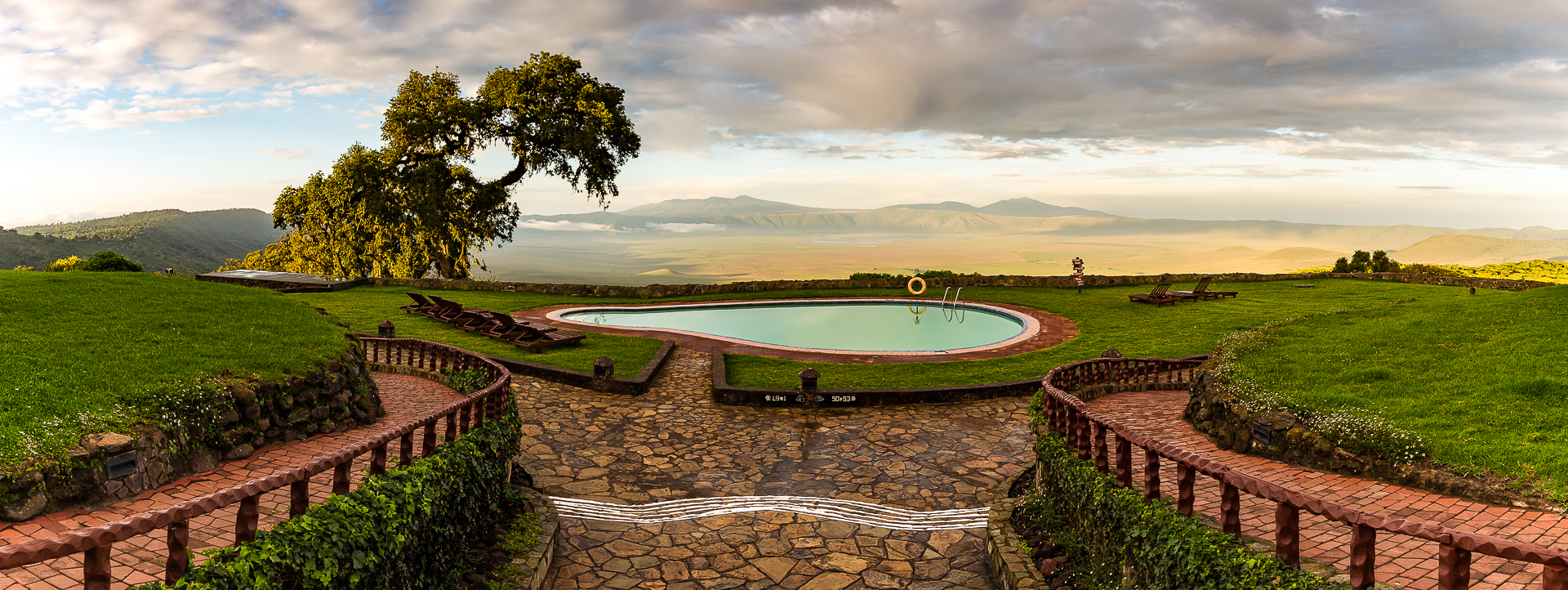 Ngorongoro Crater from the Sopa Lodge