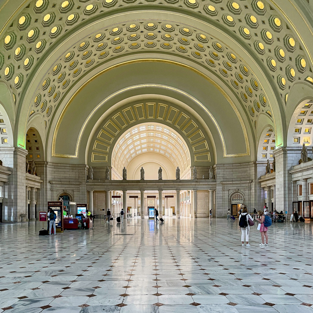 Main Hall of Union Station in Washington, DC
