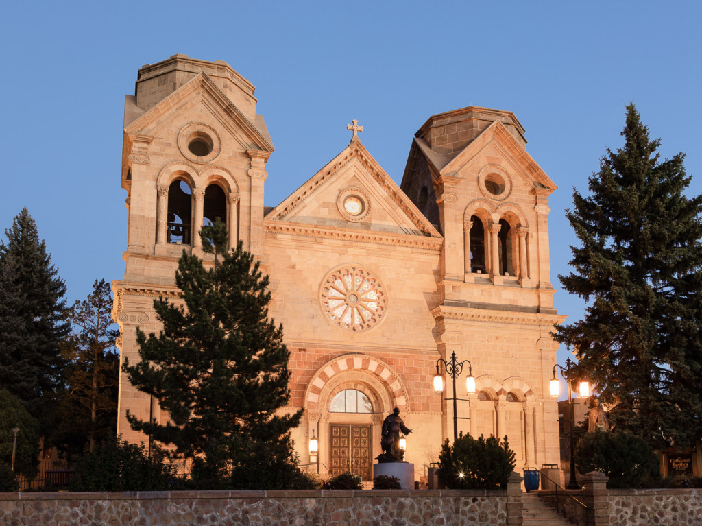The Cathedral Basilica of St. Francis of Assisi in Santa Fe, New