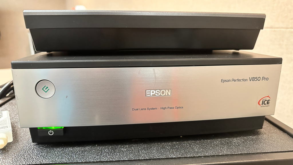 You can use a photo scanner like this Epson when you digitize your photos and videos.